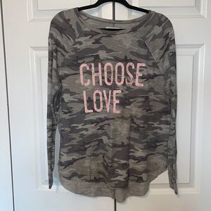 Choose Love camo shirt 